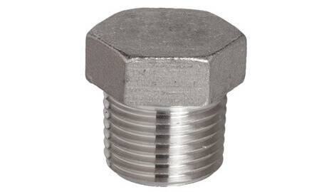 ASTM B564 Nickel Alloy 200 / 201 Threaded / Screwed Hex Plug